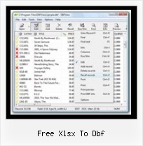 Database Viewer Foxpro free xlsx to dbf