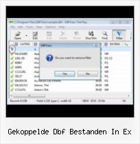 Accessing Dbf Files gekoppelde dbf bestanden in ex