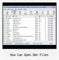 De Excel 2007 A Dbf how can open dbf files