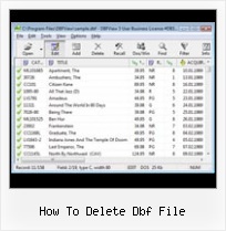 Excel Dbf Export how to delete dbf file