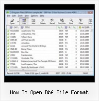 Read Dbf Write Mdb Java how to open dbf file format
