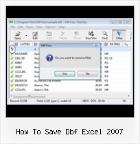 Extension Dbf how to save dbf excel 2007