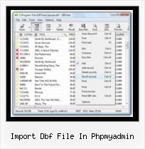 Dbf Win To Dos import dbf file in phpmyadmin