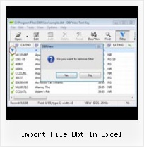 How To Open Dbmf Files import file dbt in excel
