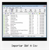 Foxpro Dbf To Excel importar dbf a csv