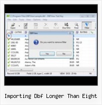 Download Edit File Dbf importing dbf longer than eight