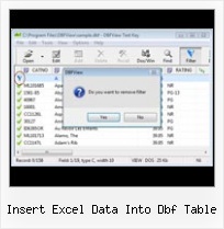 Dbf Archives Programs insert excel data into dbf table