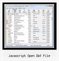 Importeren Dbf In Excel javascript open dbf file