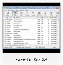 Free Dbf To Excel konverter csv dbf