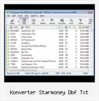 Converting Dbf To Csv konverter starmoney dbf txt