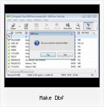 конвертер из Dbf в Txt make dbf