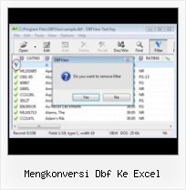 Xls Excel To Dbf Converter mengkonversi dbf ke excel