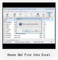 File Extension Dbf moses dbf file into excel