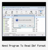 Convertire Dbf In Excel need program to read dbf format