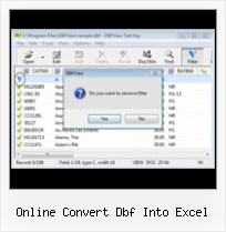 View Data Dbf online convert dbf into excel