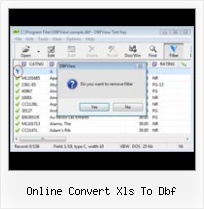 Xlsx Export Dbf online convert xls to dbf