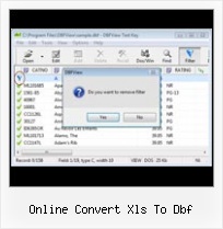 Exportar Dbf Excel online convert xls to dbf