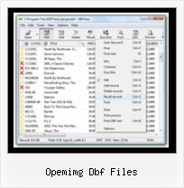 Dbftoxls opemimg dbf files