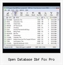 Export Dbase To Excel open database dbf fox pro