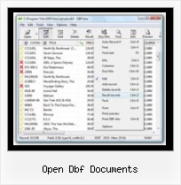 How To Open Dbf open dbf documents