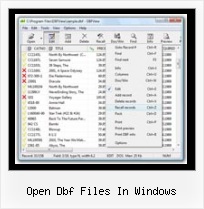 Dbf Reader Free open dbf files in windows