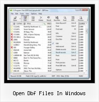 Best Dbf Editor open dbf files in windows