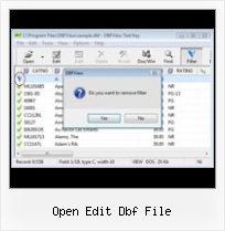 Kowerter Excel Dbf open edit dbf file