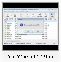 Cdbf Dbf Viewer And Editor open office and dbf files