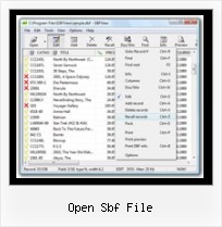 Convert Excel Into Dbf File open sbf file