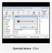 Dbf Dos Win opendatabase xlsx