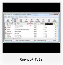 Xls Excel To Dbf Converter opendbf file