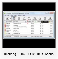 Openning Dbf In Openoffice opening a dbf file in windows