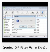 Dbf Convert Full opening dbf files using excell