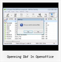 Dbu openning dbf in openoffice