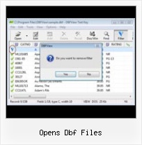 Aprire File Dbf Free opens dbf files