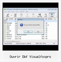 What Will Open Dbf File ouvrir dbf visualfoxpro