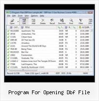 Work With Dbf In Iseries program for opening dbf file