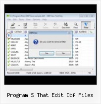 Free Dbf To Access program s that edit dbf files