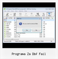 Converti Xls A Dbf programa za dbf fail