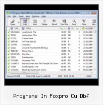Dbf File Reader Freeware programe in foxpro cu dbf