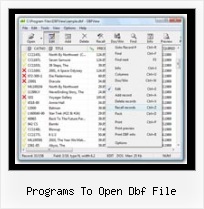 Xlsx Dbf programs to open dbf file