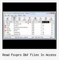 How To Change Xls To Dbf read foxpro dbf files in access