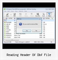 Conversor Dbf To Txt reading header of dbf file