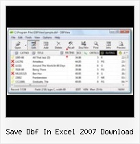 Export Dbf Ke Excel save dbf in excel 2007 download