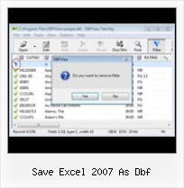 Csv To Dbf Batch File save excel 2007 as dbf