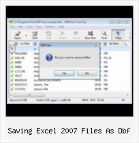 Exportar Dbf A Xls saving excel 2007 files as dbf