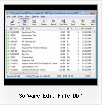 Dbf Open Office sofware edit file dbf