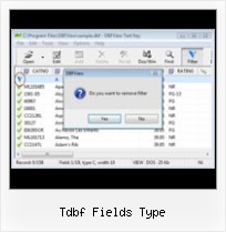 Vbf Edit File tdbf fields type