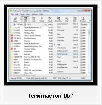 Dbf File In Office 2007 terminacion dbf
