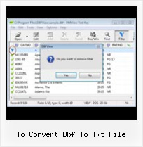 Exporting Dbf Files From Access to convert dbf to txt file